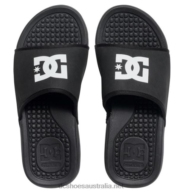 Men's Bolsa SlidesDC Shoes Black T40LZ318