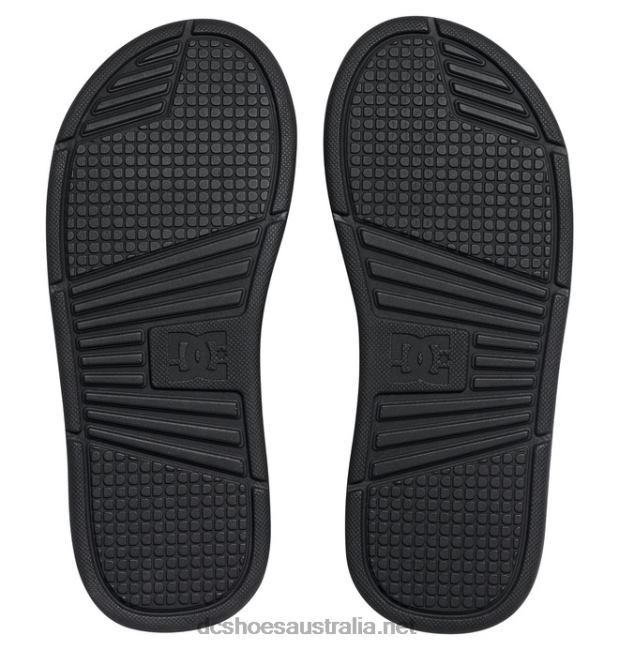 Men's Bolsa SlidesDC Shoes Black T40LZ318