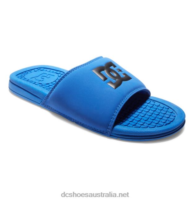 Men's Bolsa SlidesDC Shoes Blue/Black T40LZ363