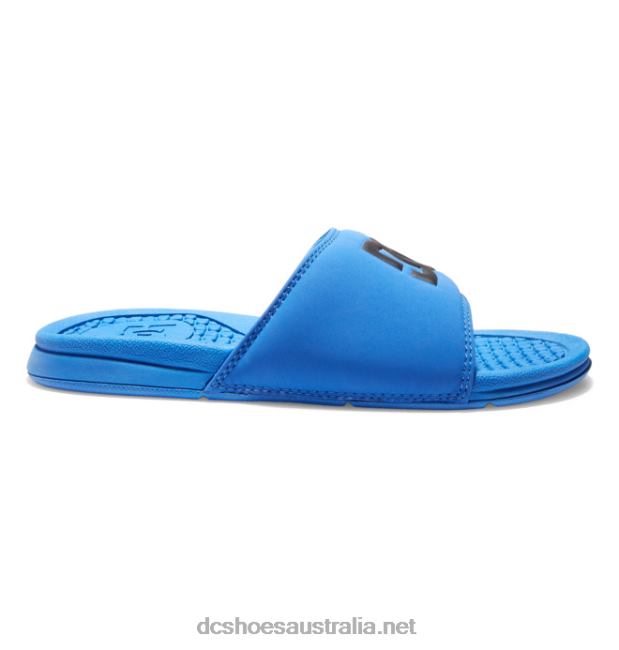 Men's Bolsa SlidesDC Shoes Blue/Black T40LZ363