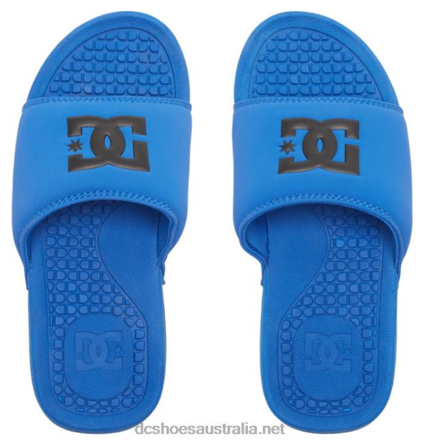 Men's Bolsa SlidesDC Shoes Blue/Black T40LZ363