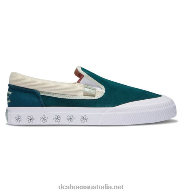 Manual x Susie Slip-On ShoesDC Shoes Dark Teal T40LZ375