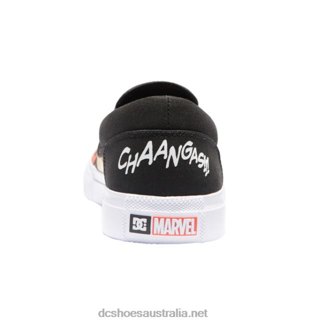 Men's Marvel Deadpool x DC Manual Slip-On ShoesDC Shoes Black/White Print T40LZ392