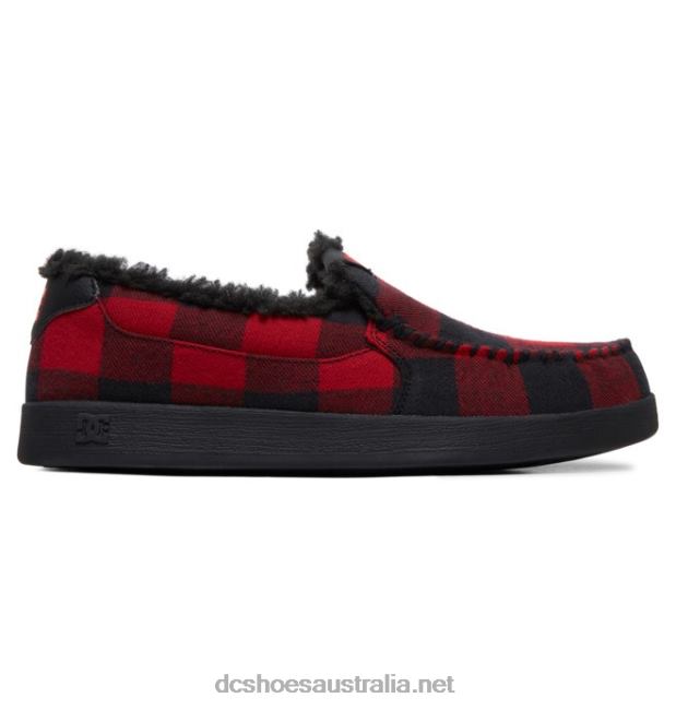 Men's Villain Winterized Slip On ShoesDC Shoes Black Buffalo Plaid T40LZ301