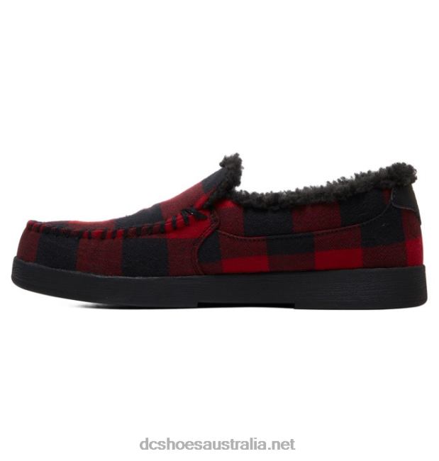 Men's Villain Winterized Slip On ShoesDC Shoes Black Buffalo Plaid T40LZ301
