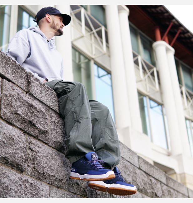 Men's Cafe x DC Clocker 2 ShoesDC Shoes Dc Navy T40LZ31