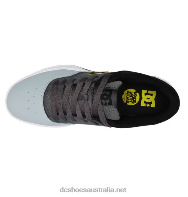 Men's Central ShoesDC Shoes Black/Grey/Yellow T40LZ196