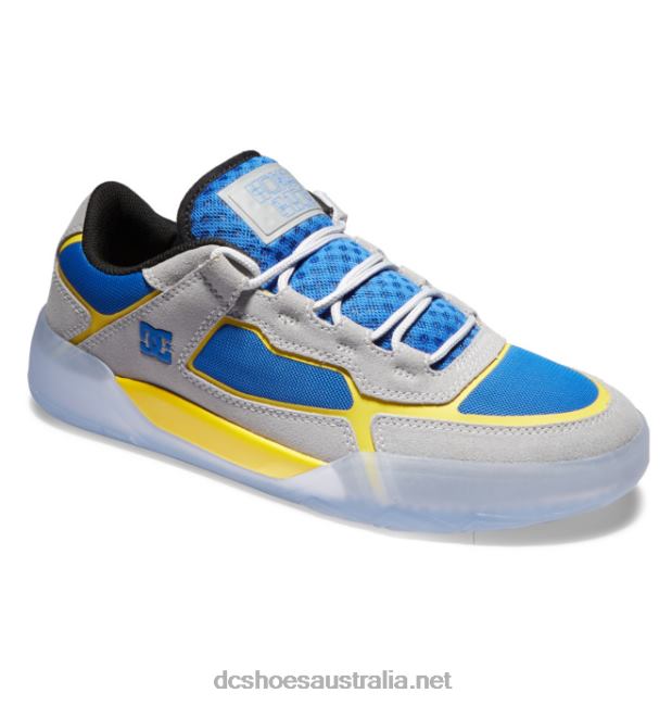 Men's Hongo x DC Metric ShoesDC Shoes Grey/Blue/Yellow T40LZ348