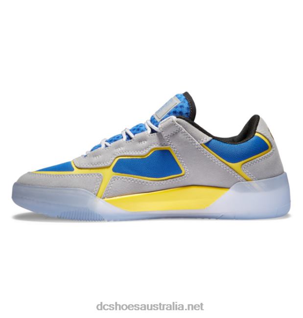 Men's Hongo x DC Metric ShoesDC Shoes Grey/Blue/Yellow T40LZ348