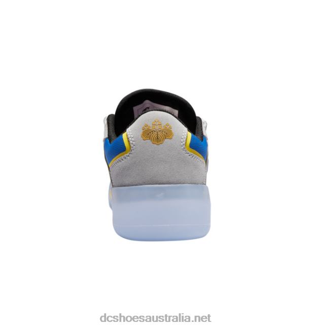 Men's Hongo x DC Metric ShoesDC Shoes Grey/Blue/Yellow T40LZ348