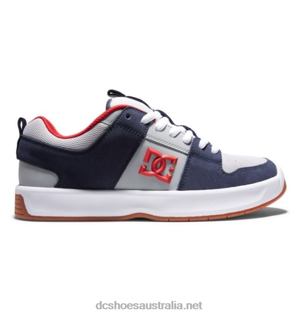 Men's Lynx Zero Skate Jahmir Brown ShoesDC Shoes Navy/Grey T40LZ355