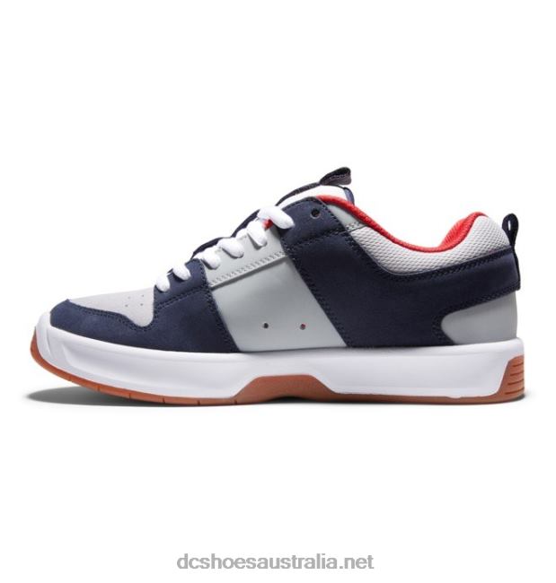 Men's Lynx Zero Skate Jahmir Brown ShoesDC Shoes Navy/Grey T40LZ355