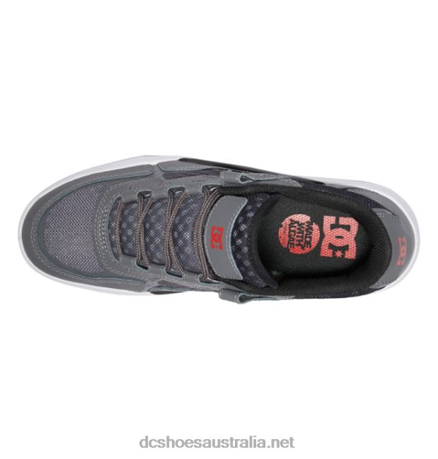 Men's Metric ShoesDC Shoes Grey/Black/Red T40LZ351