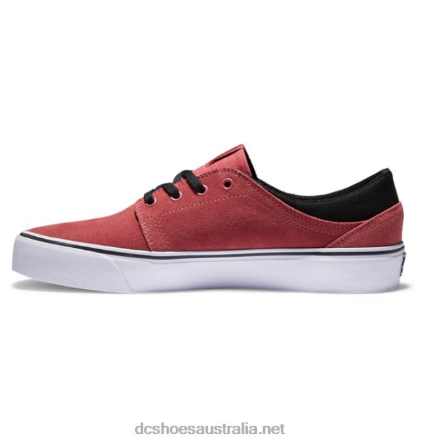 Men's Trase Suede ShoesDC Shoes Deep Red T40LZ226