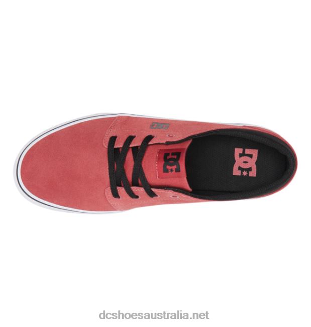 Men's Trase Suede ShoesDC Shoes Deep Red T40LZ226