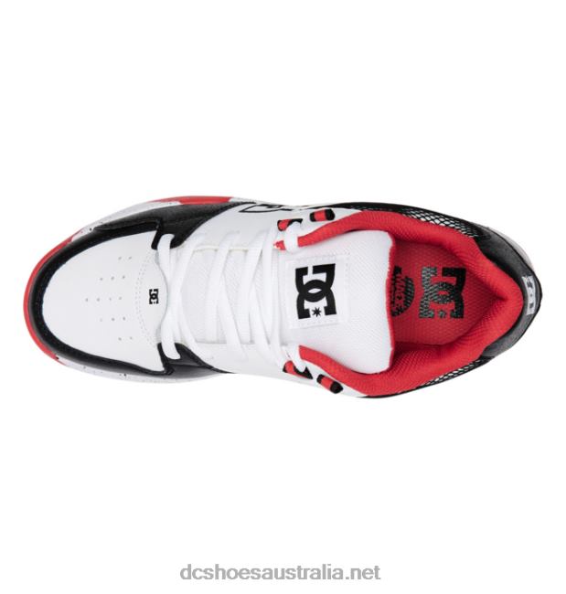 Men's Versatile ShoesDC Shoes White/Black/Athletic Red T40LZ142