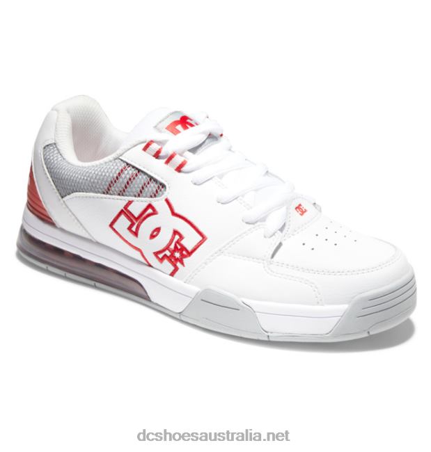 Men's Versatile ShoesDC Shoes White/Grey/Red T40LZ383