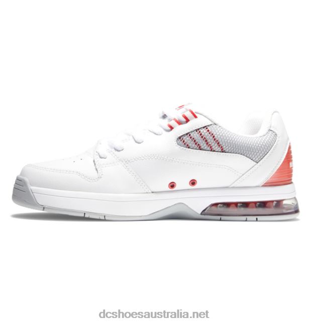 Men's Versatile ShoesDC Shoes White/Grey/Red T40LZ383