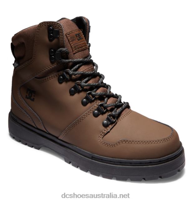 Men's Peary Lace Winter BootsDC Shoes Dark Chocolate T40LZ230