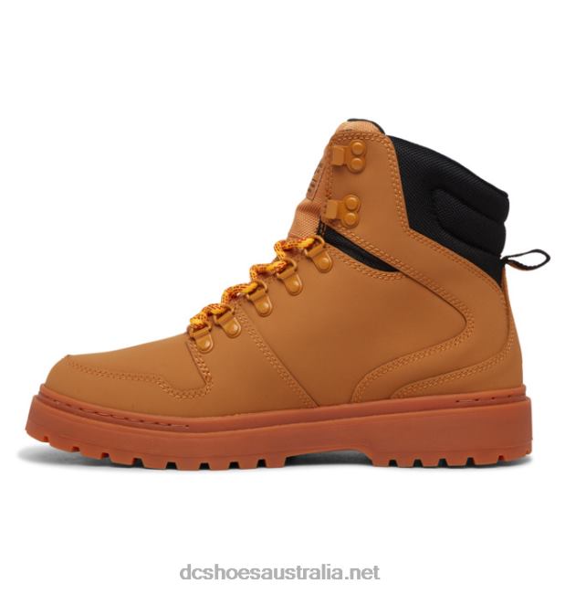 Men's Peary Lace Winter BootsDC Shoes Wheat/Black T40LZ211