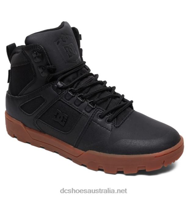 Men's Pure Hi Weather Resistant Winter BootsDC Shoes Black/Gum T40LZ228