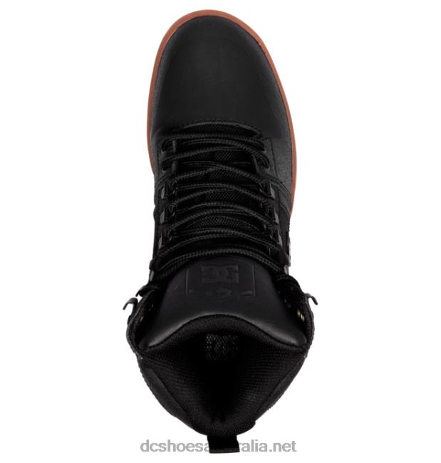Men's Pure High-Top Water-Resistant Winter BootsDC Shoes Black/Gum T40LZ213