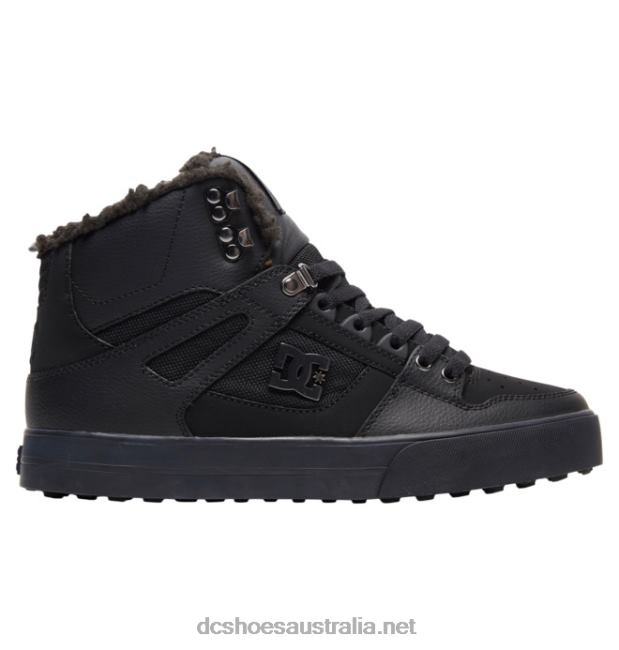 Men's Pure High-Top Winter ShoesDC Shoes Black T40LZ304