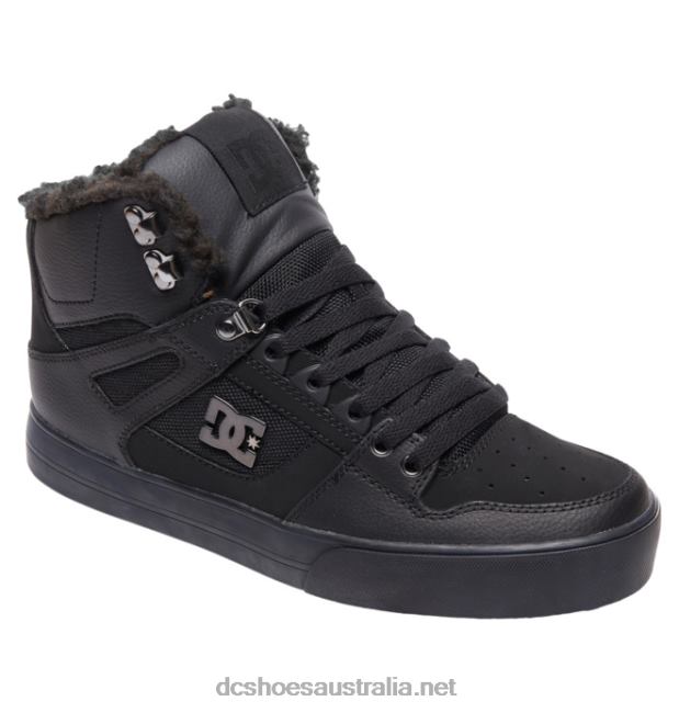 Men's Pure High-Top Winter ShoesDC Shoes Black T40LZ304