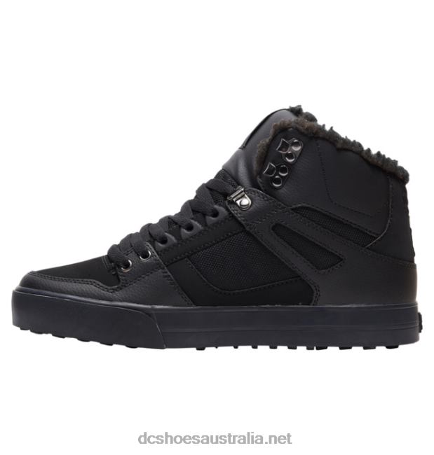 Men's Pure High-Top Winter ShoesDC Shoes Black T40LZ304