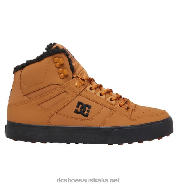 Men's Pure High-Top Winter ShoesDC Shoes Wheat/Black T40LZ299