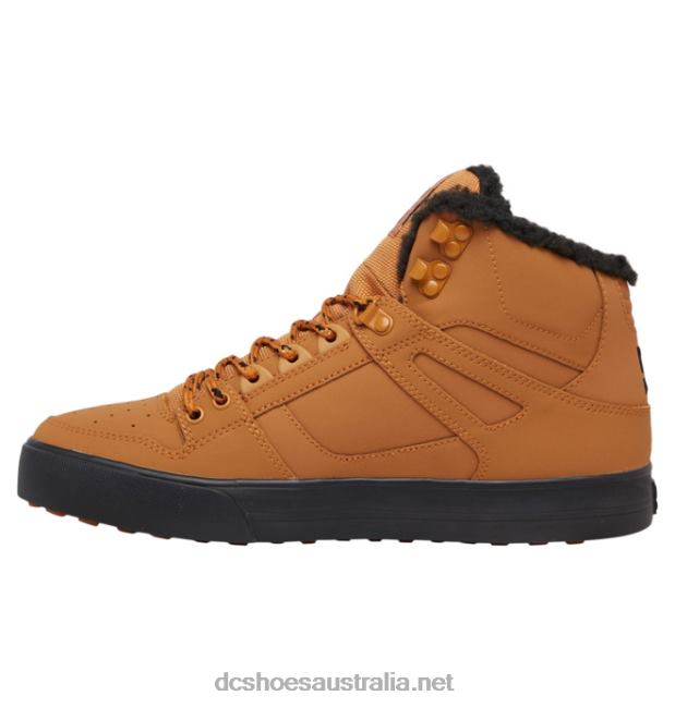 Men's Pure High-Top Winter ShoesDC Shoes Wheat/Black T40LZ299