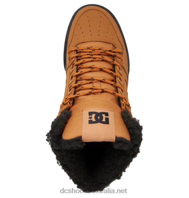 Men's Pure High-Top Winter ShoesDC Shoes Wheat/Black T40LZ299