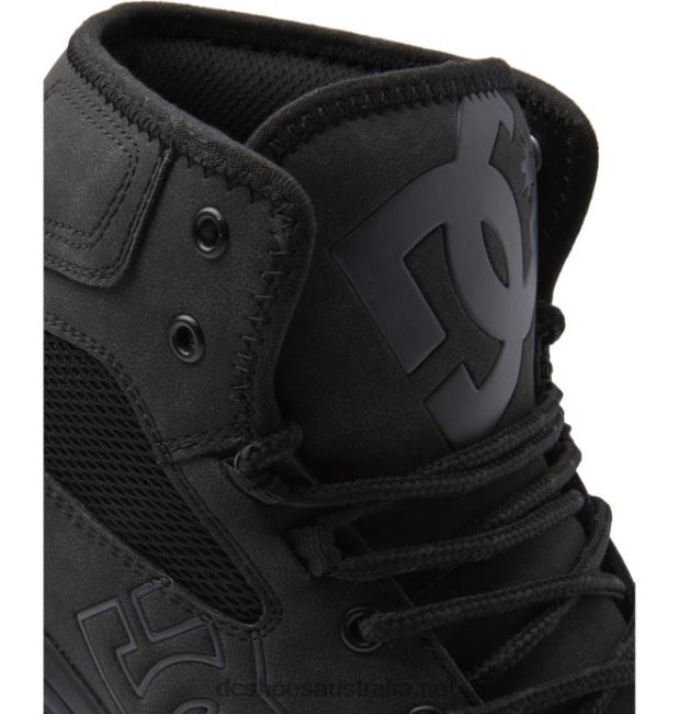 Men's Versatile HI High-Top Water-Resistant Winter BootsDC Shoes Black T40LZ231