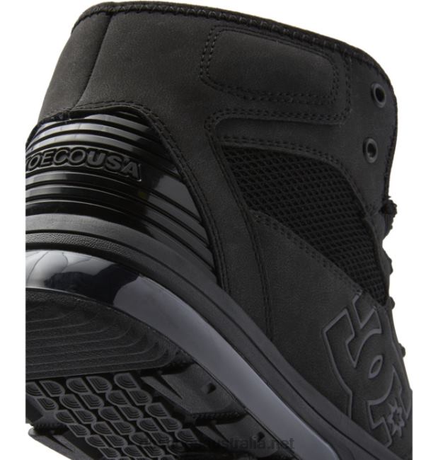Men's Versatile HI High-Top Water-Resistant Winter BootsDC Shoes Black T40LZ231