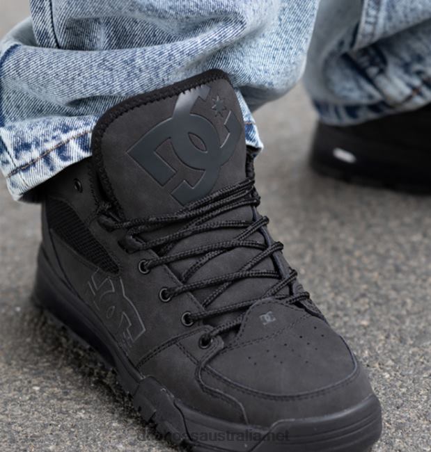Men's Versatile HI High-Top Water-Resistant Winter BootsDC Shoes Black T40LZ231