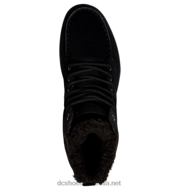 Men's Woodland Boots Winter BootsDC Shoes Black/Gum T40LZ221