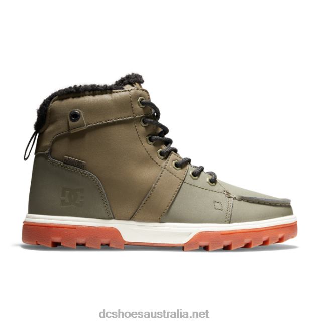 Men's Woodland Boots Winter BootsDC Shoes Light Olive/Oyster T40LZ238