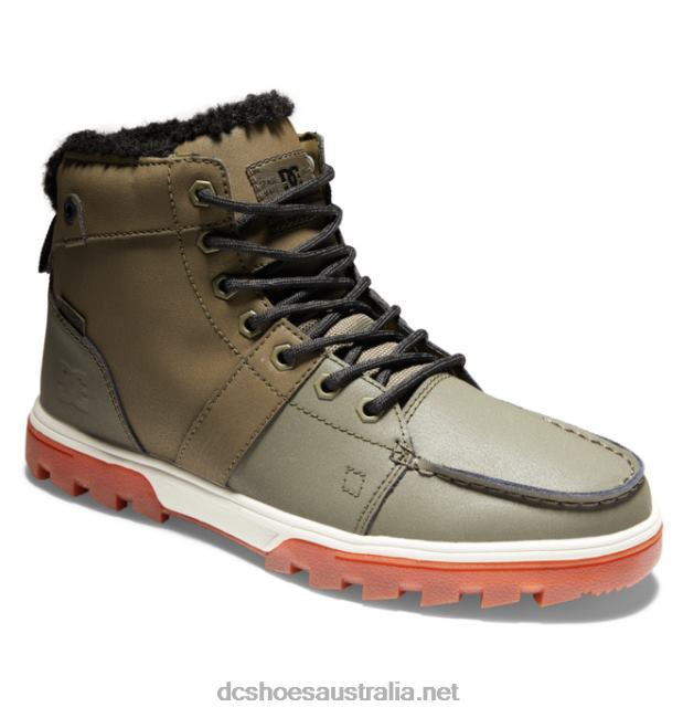 Men's Woodland Boots Winter BootsDC Shoes Light Olive/Oyster T40LZ238