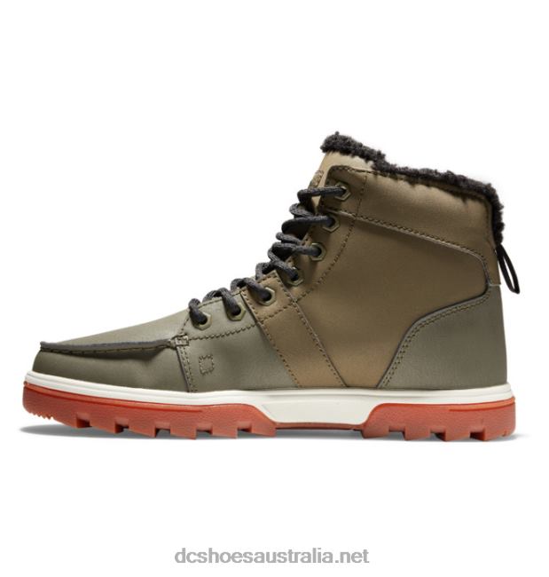 Men's Woodland Boots Winter BootsDC Shoes Light Olive/Oyster T40LZ238