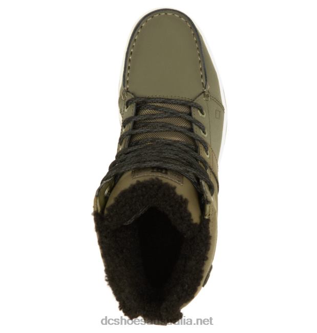 Men's Woodland Boots Winter BootsDC Shoes Light Olive/Oyster T40LZ238