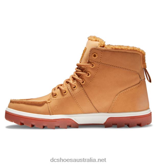 Men's Woodland Boots Winter BootsDC Shoes Wheat/Dk Chocolate T40LZ227