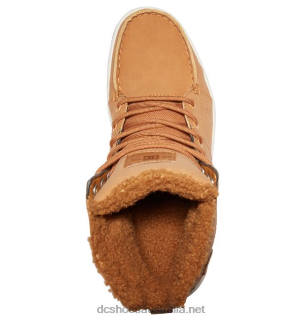 Men's Woodland Boots Winter BootsDC Shoes Wheat/Dk Chocolate T40LZ227