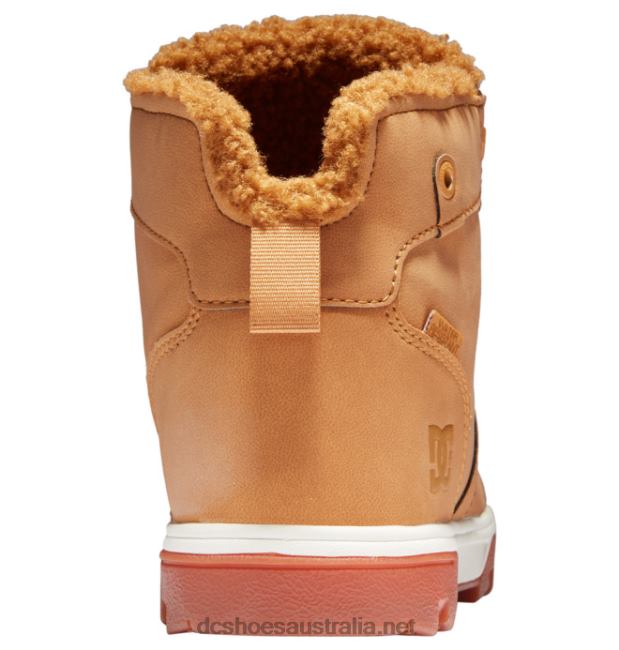 Men's Woodland Boots Winter BootsDC Shoes Wheat/Dk Chocolate T40LZ227