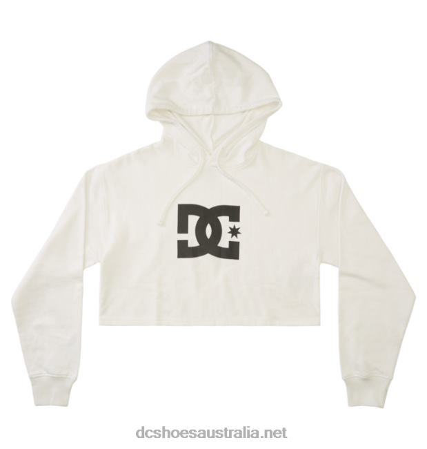 Women's DC Cropped Hoodie 2DC Shoes White T40LZ483