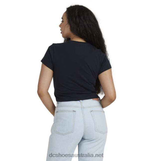 Women's DC Star Cropped T-ShirtDC Shoes Black T40LZ495