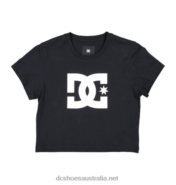 Women's DC Star Cropped T-ShirtDC Shoes Black T40LZ495