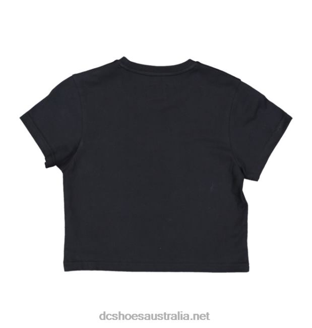 Women's DC Star Cropped T-ShirtDC Shoes Black T40LZ495