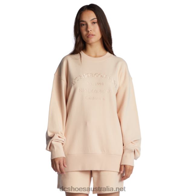 Women's Weekend SweatshirtDC Shoes Cream Tan T40LZ482