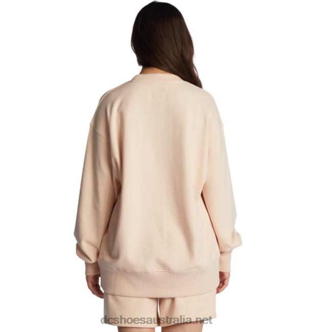 Women's Weekend SweatshirtDC Shoes Cream Tan T40LZ482