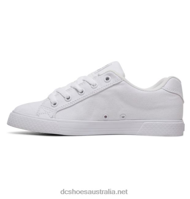 Women's Chelsea Canvas ShoesDC Shoes White/Silver T40LZ455
